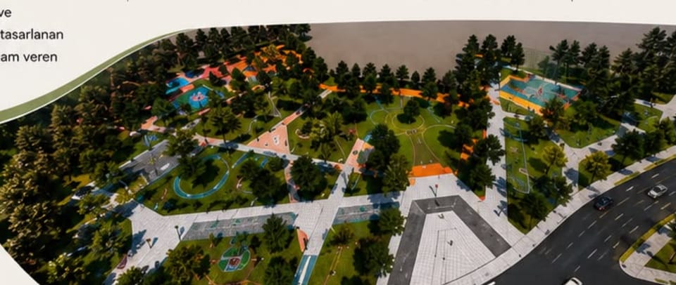 Cahit Sıtkı Tarancı Parkı — Peyzaj, Ankara / Batıkent